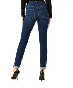 Garcia Jeans Slim Fit Curved Caro 285 in blauem Dark Used
