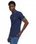 Herren Shirt Pique Polo von Lee in Navy