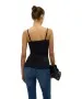 Damen Shirt Maxi My Soft V Singlet von Vero Moda in Black