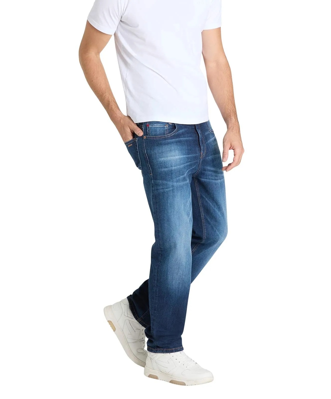 Herren Jeans Rick von MAC in Dark Blue Authenic 3D Used