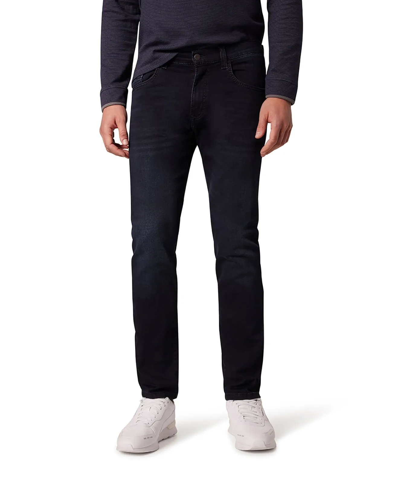 Herren Jeans Rando 1674 von Pioneer in Blue/Black Used Whisker