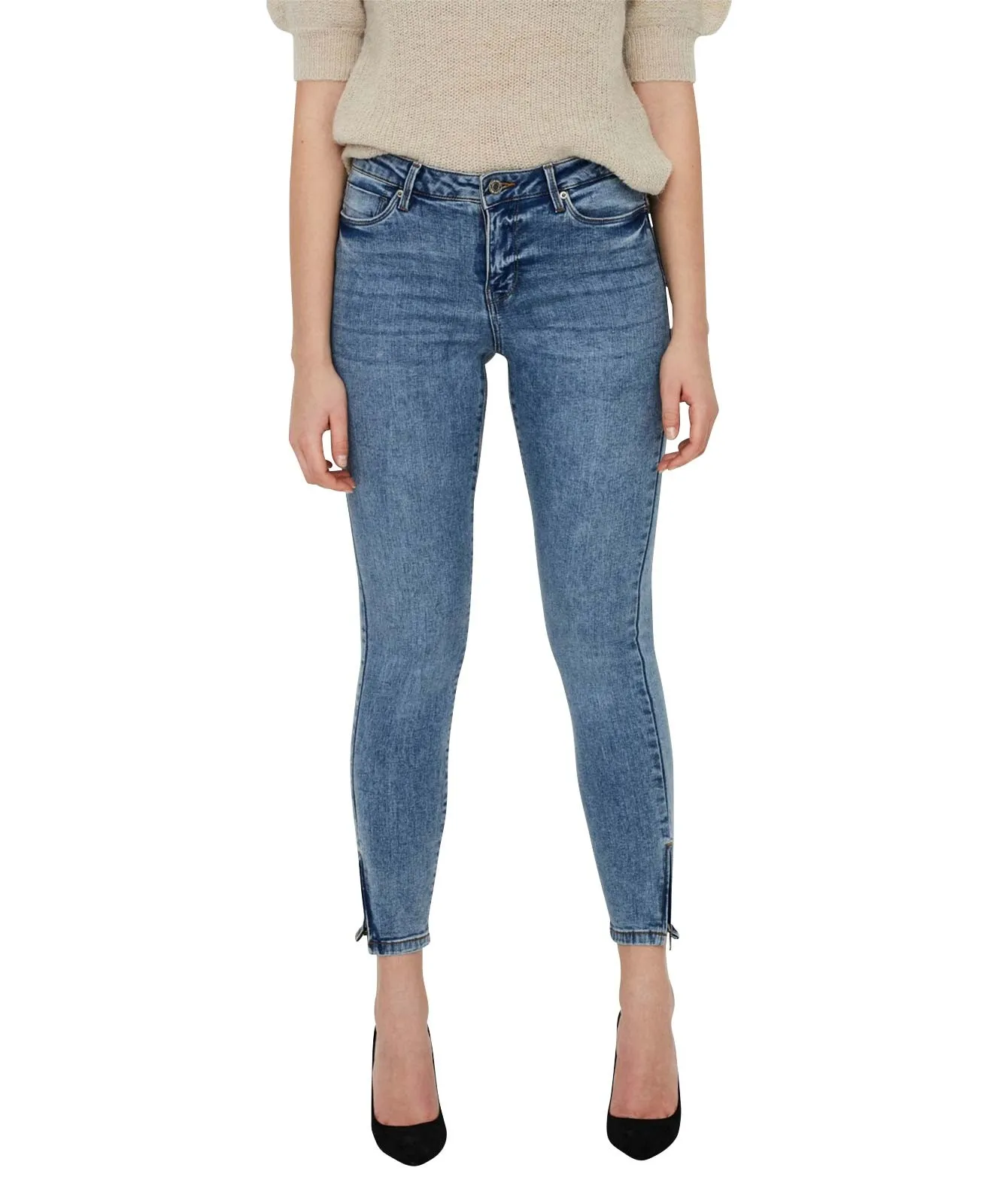 Damen Jeans Tilde von Vero Moda in Light Blue Denim