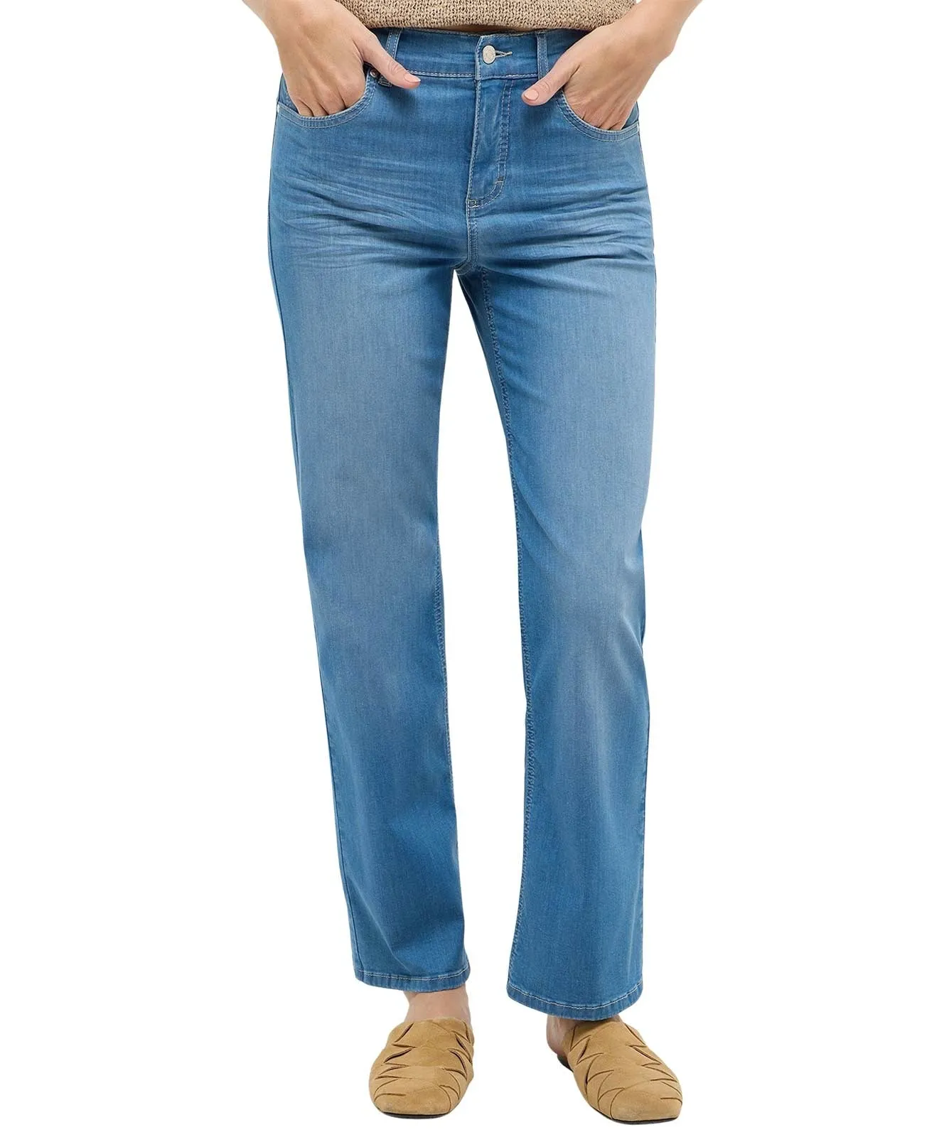 Damen Jeans Lara von Angels in Light Blue Used