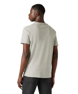 Levi’s T-Shirt Housemark in Grau mit Batwing-Print