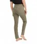 Damen Jeans Skinny Button von Angels in Dark Khaki Used