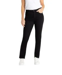 MAC Melanie Jeans Straight Leg Black Black