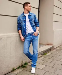 MAC Jeans Ben aus Authentic Denim in blauem Stonewash