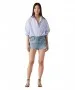 Damen Jeans 501 Original Short von Levis in Vague Finish