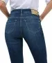 Damen Jeans Rich Slim Chic von MAC in Dark Blue Net Wash