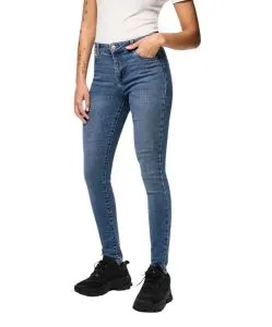 Pieces Dana Jeans Skinny Fit in Mittelblau