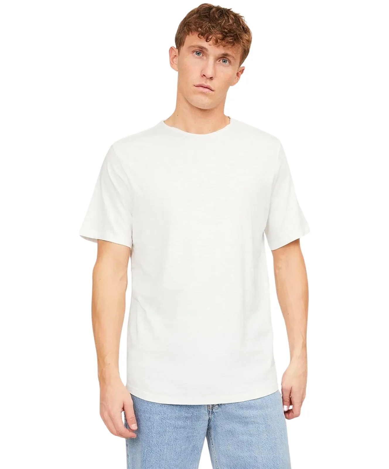 Herren Shirt Basher Tee von Jack & Jones in Cloud Dancer