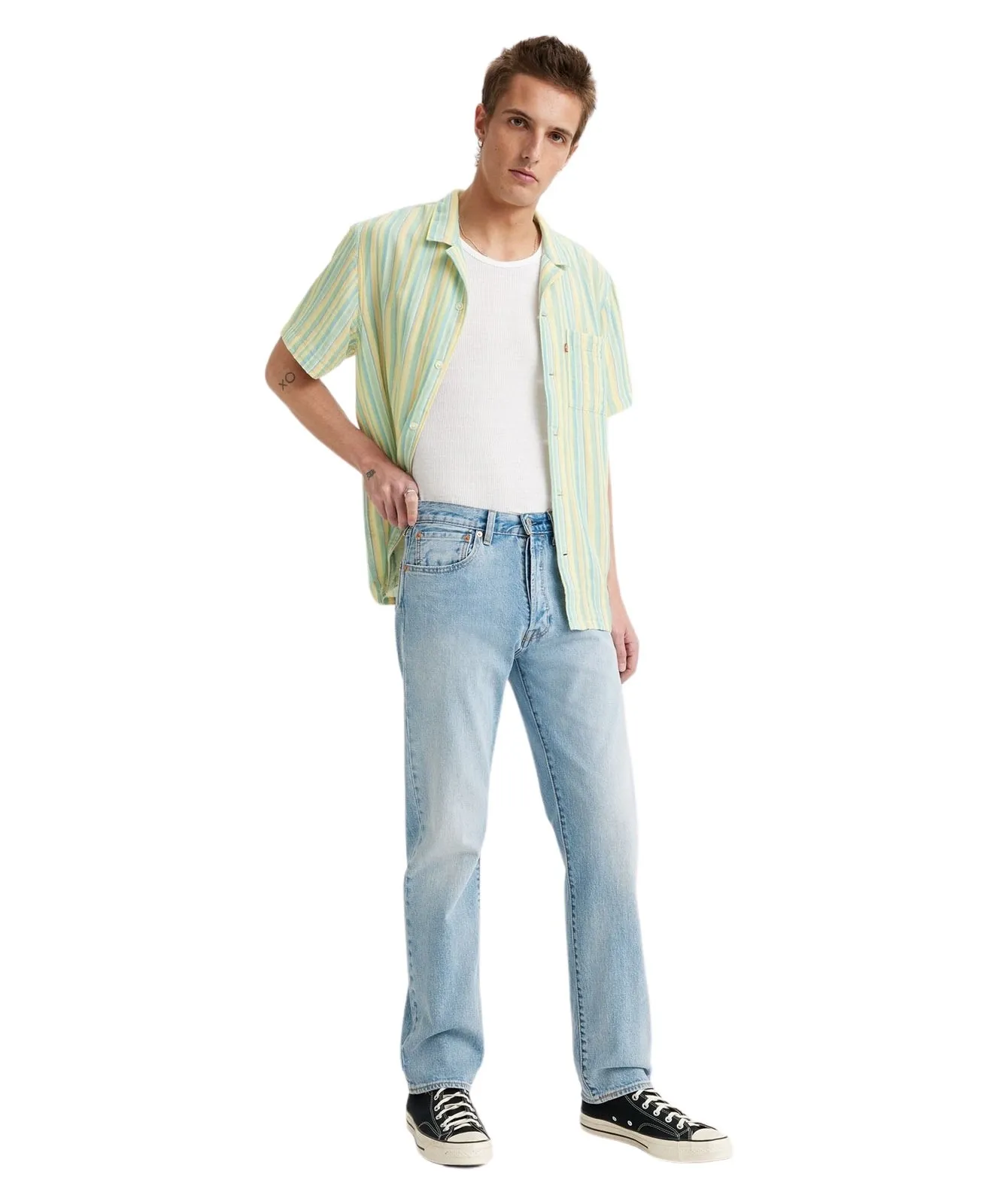Herren Jeans 501 Original von Levis in Stretch It Out