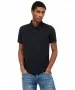 Herren Shirt Polo Shirt von Mustang in Black