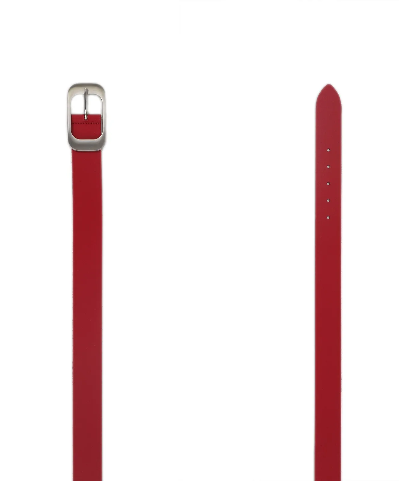 Damen Gürtel 4cm Softledergürtel  von Bernd Götz in Rot