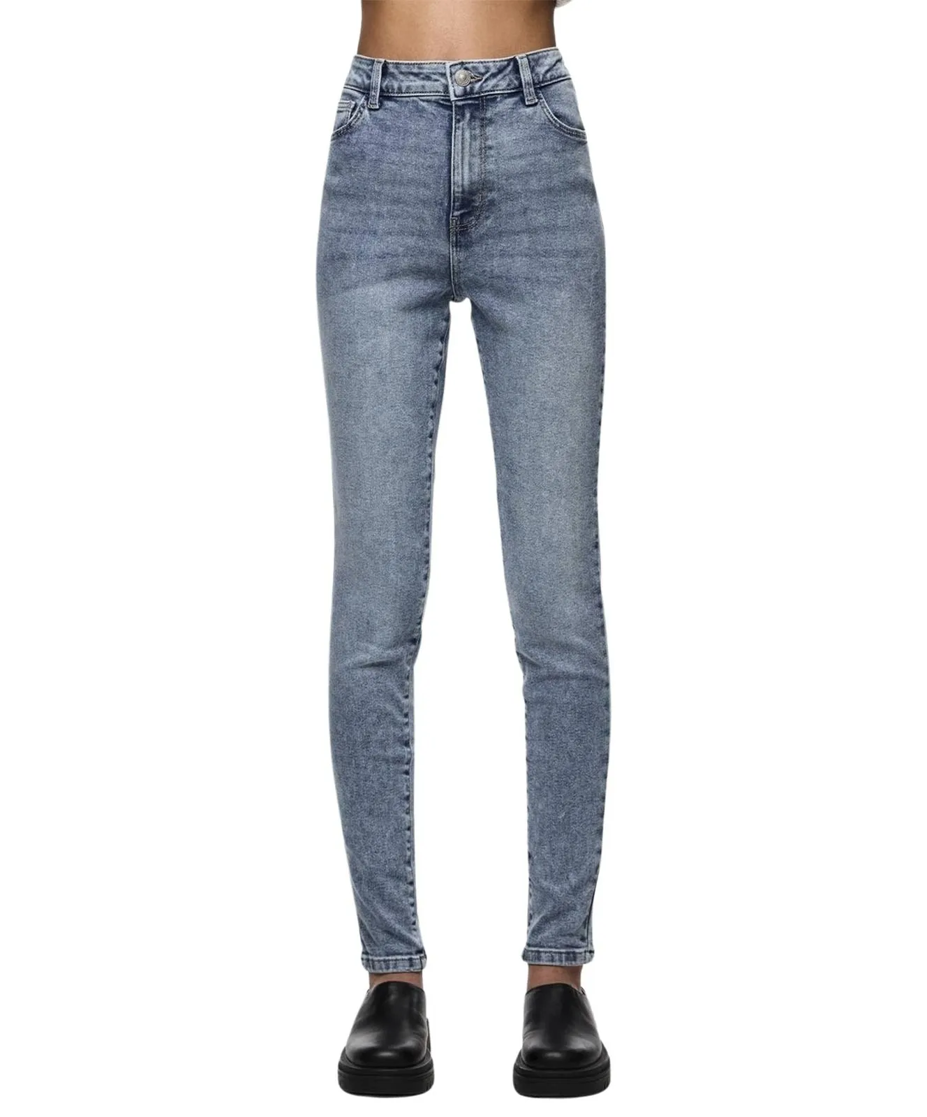 Damen Jeans Dana von Pieces in Light Blue