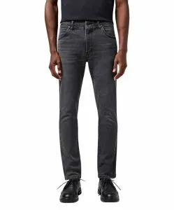 Wrangler Larston Jeans Slim Tapered in grauem Used-Look