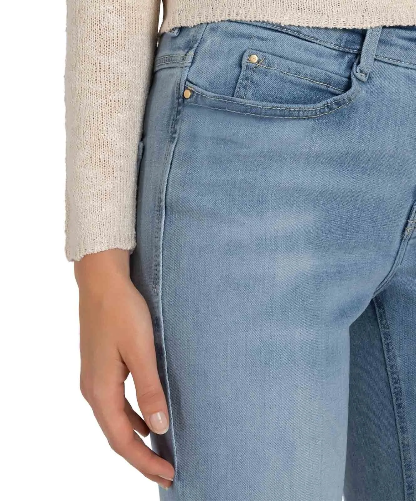 Damen Jeans Dream Boot Authentic von MAC in Summer Blue Clouds Wash
