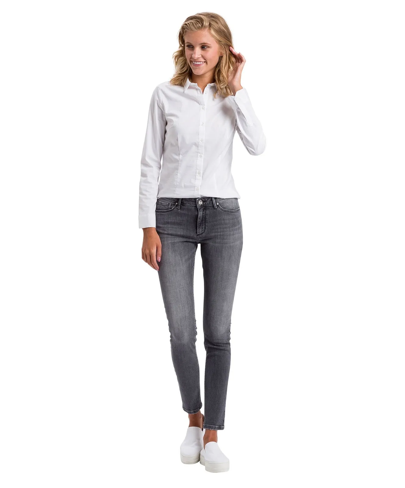 Damen Jeans Alan von Cross in Grey
