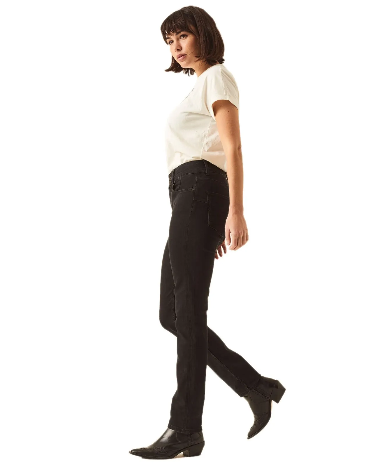 Damen Jeans Caro 285 von Garcia in Dark Used
