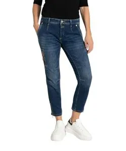 Mac Jeans Slim Fit Rich Cargo Denim in dunkelblauer Optik