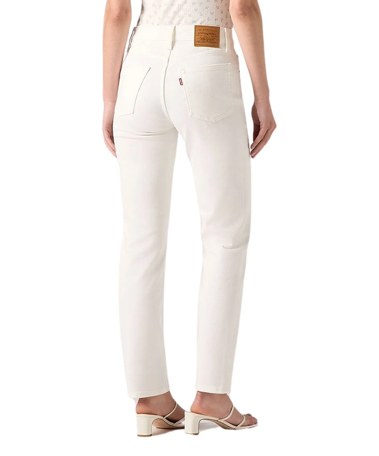 Damen Jeans 724 High Rise von Levis in Cloud Dancer