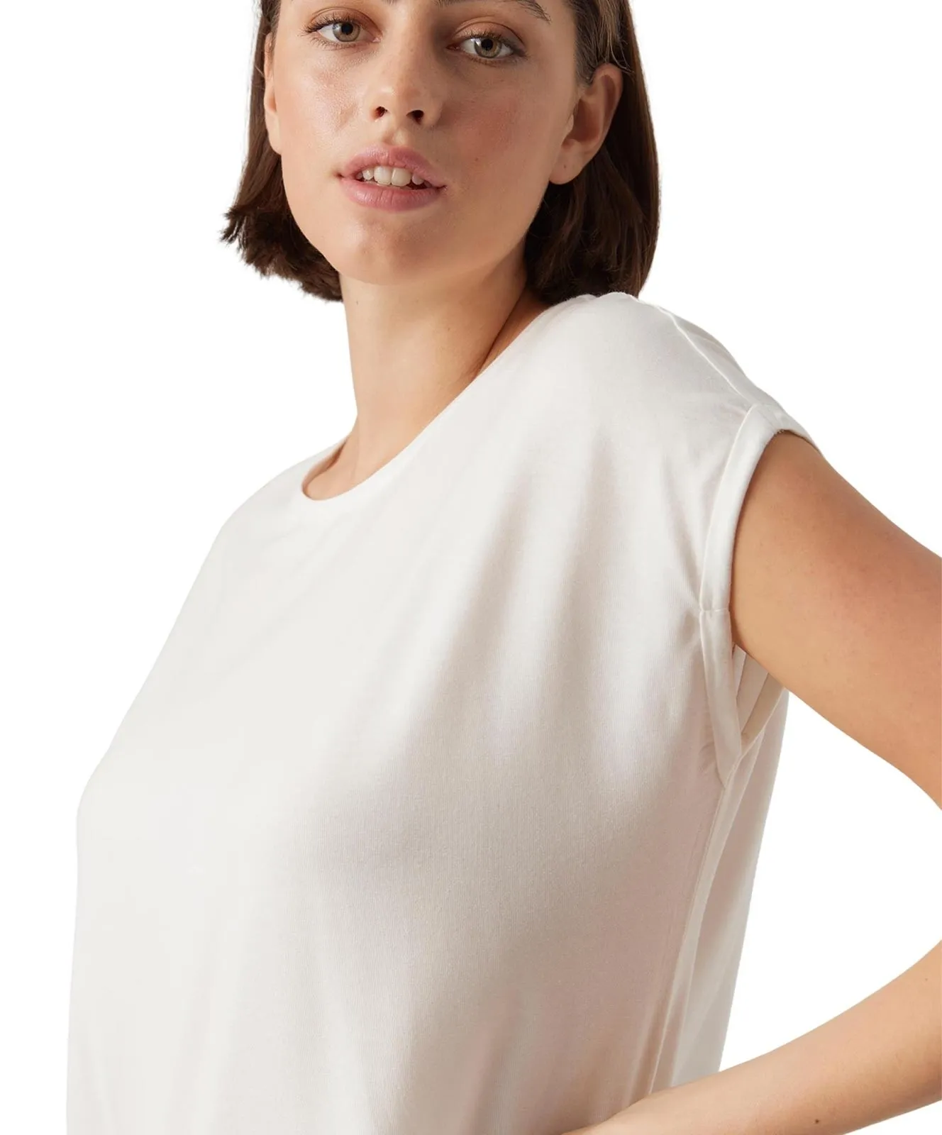 Damen Shirt AVA von Vero Moda in Snow White