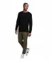 Herren Pullover Hill Knit Crew Neck von Jack & Jones in Black