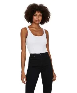 Vero Moda Langes Trägershirt Maxi in weiß