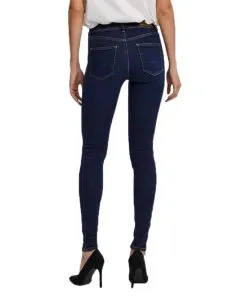 Vero Moda Lux Jeans Slim Fit in Dark Blue Färbung