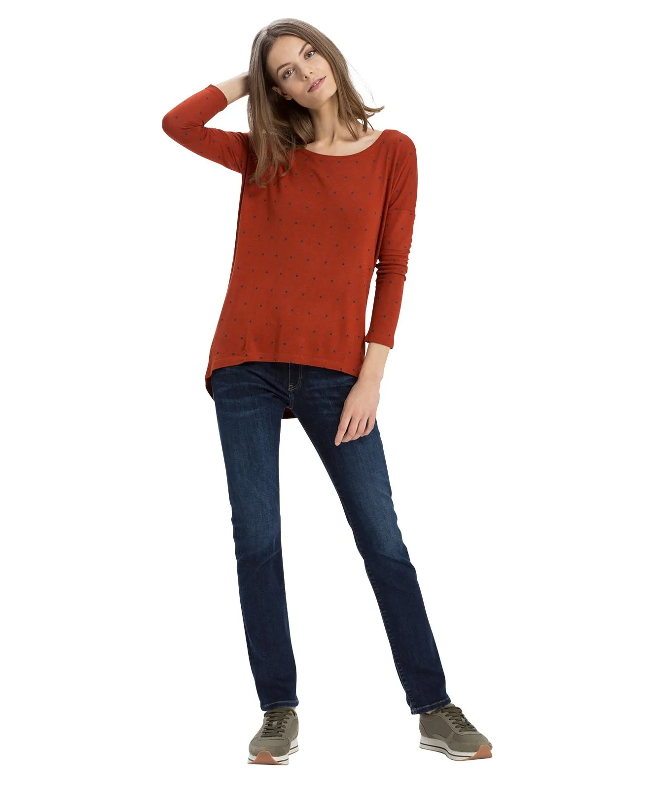 Damen Jeans Loie von Cross in Dark Blue