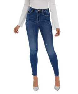 Vero Moda Jeans Skinny High Waist Sophia in Mittelblau