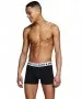 Herren Unterwäsche Sense Trunks 3-Pack von Jack & Jones in Light Grey Melange BLACK & WHITE
