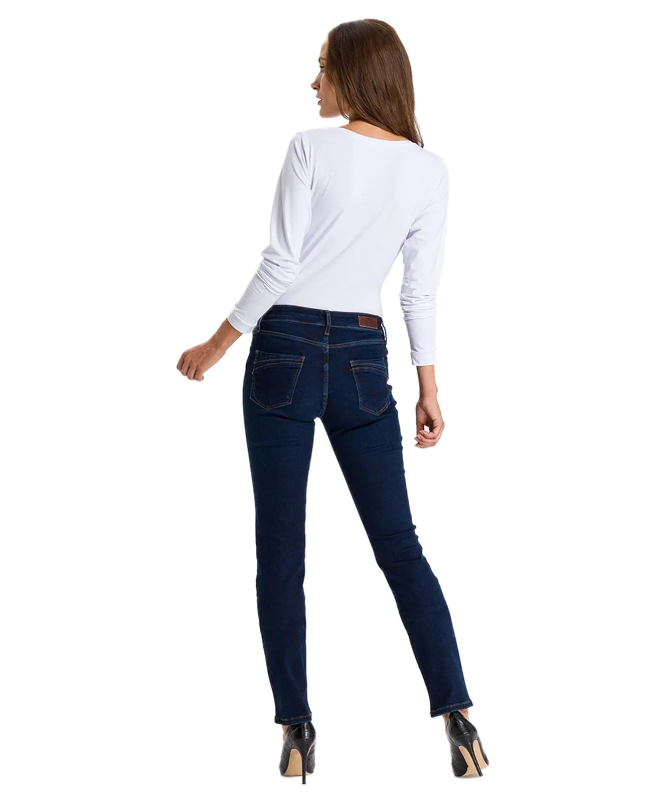 Damen Jeans Anya von Cross in Dark Blue
