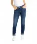 Damen Jeans Rich Slim von MAC in Dark Blue Net Wash