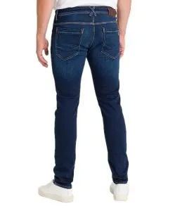 Cross Jeans Jimi im Slim Fit aus mittelblauem Sweat Denim