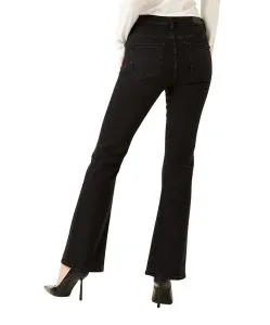 Garcia Jeans Flared Celia 245 in Schwarz mit hoher Taille