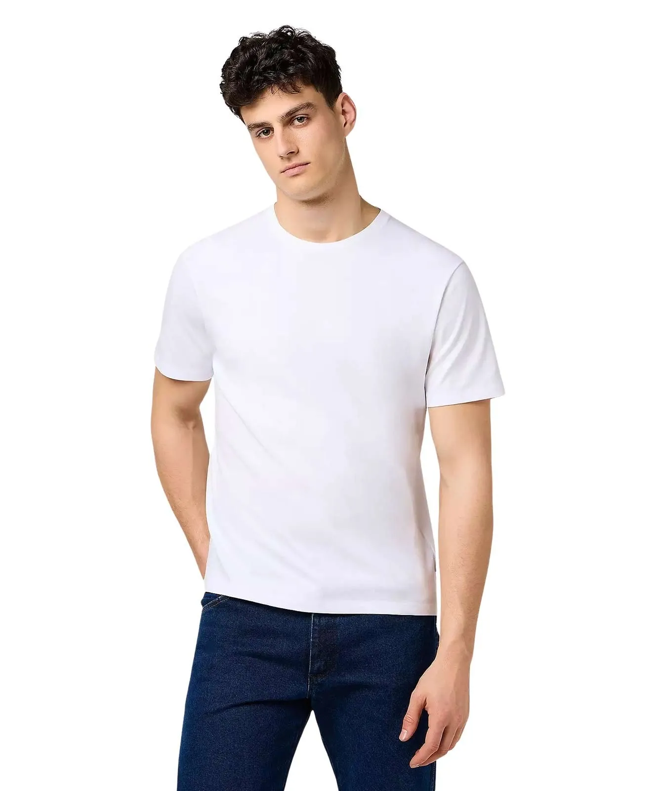 Herren Shirt 3 Pack Tee von Wrangler in White Grey Black