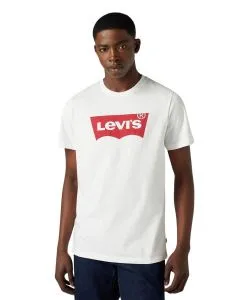 Levi's T-Shirt Housemark in Weiß mit Logo-Print