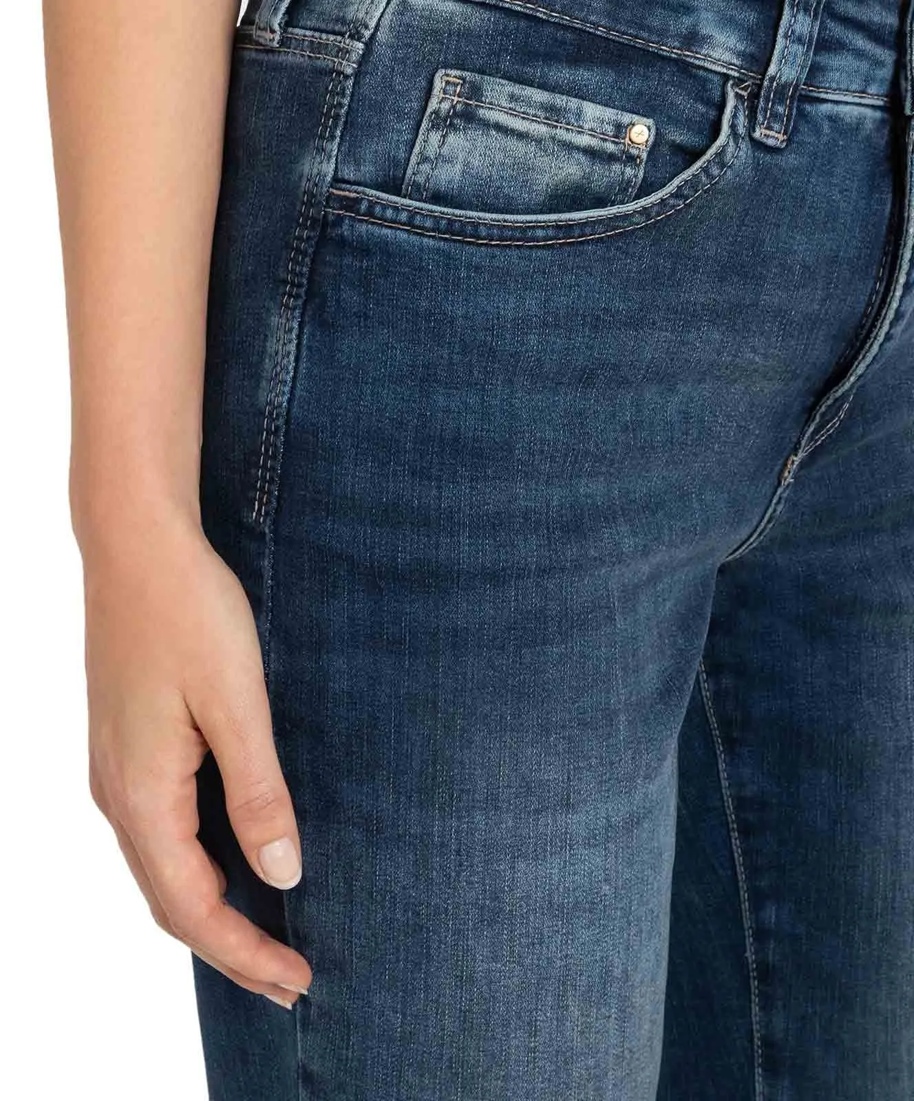 Damen Jeans Dream Authentic von MAC in Medium Blue Basic Wash