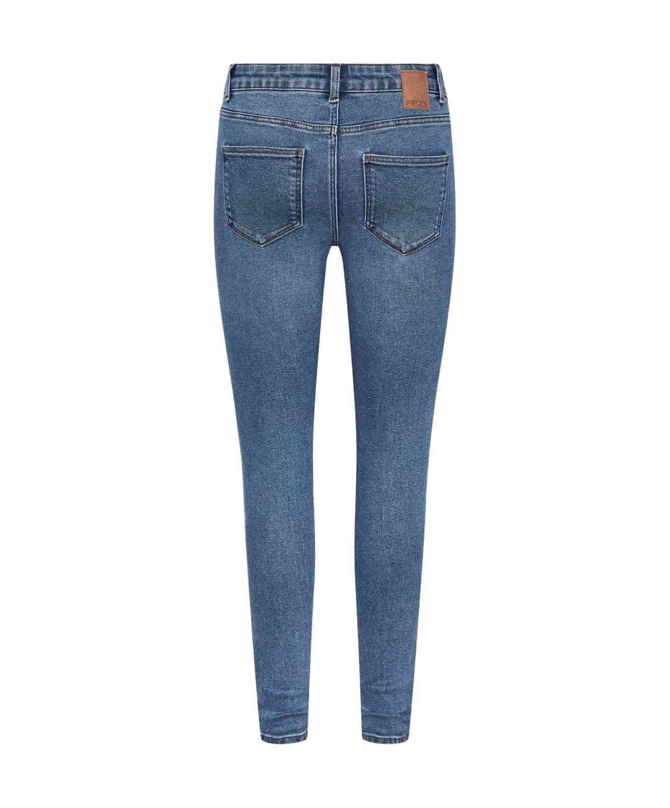 Damen Jeans Dana von Pieces in Medium Blue