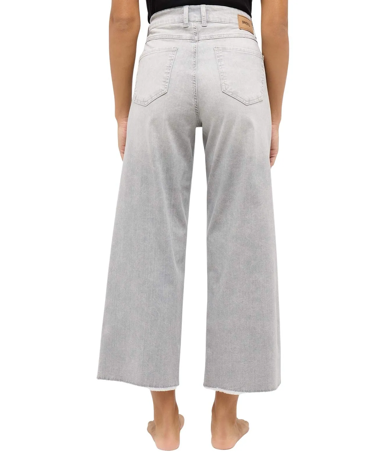 Damen Jeans Linn Fringe von Angels in Light Grey Random Used