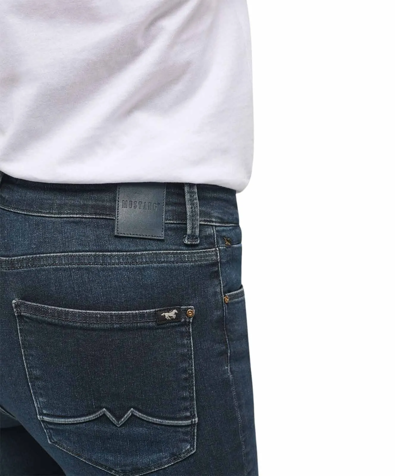 Damen Jeans Georgia Super Skinny von Mustang in Blauschwarz