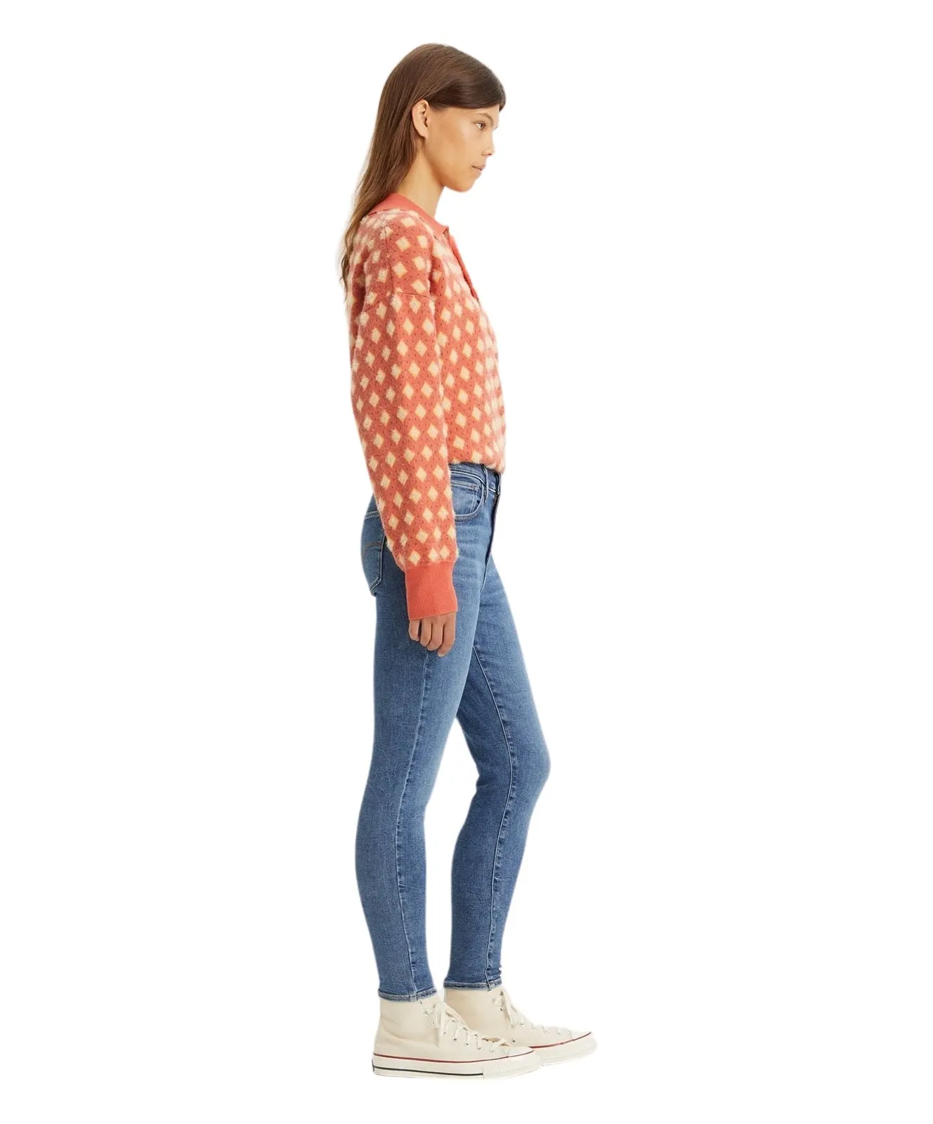 Damen Jeans 720 High-Waisted Super Skinny von Levis in Love Song Mid