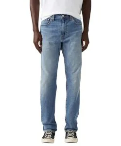Levi’s 502 Taper Jeans mit Leinenanteil in Hellblau