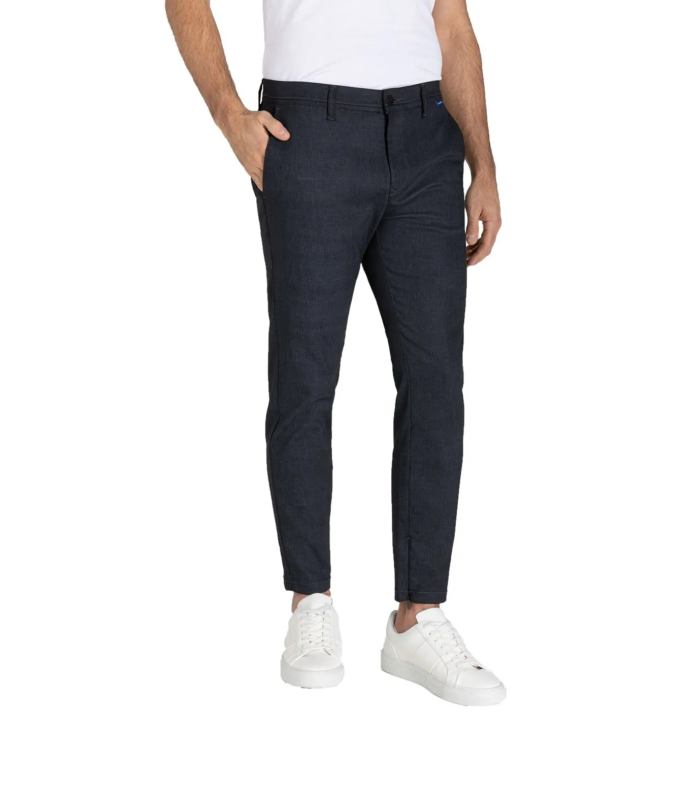 Herren Hose Griffin von MAC in Grey Stone Printed