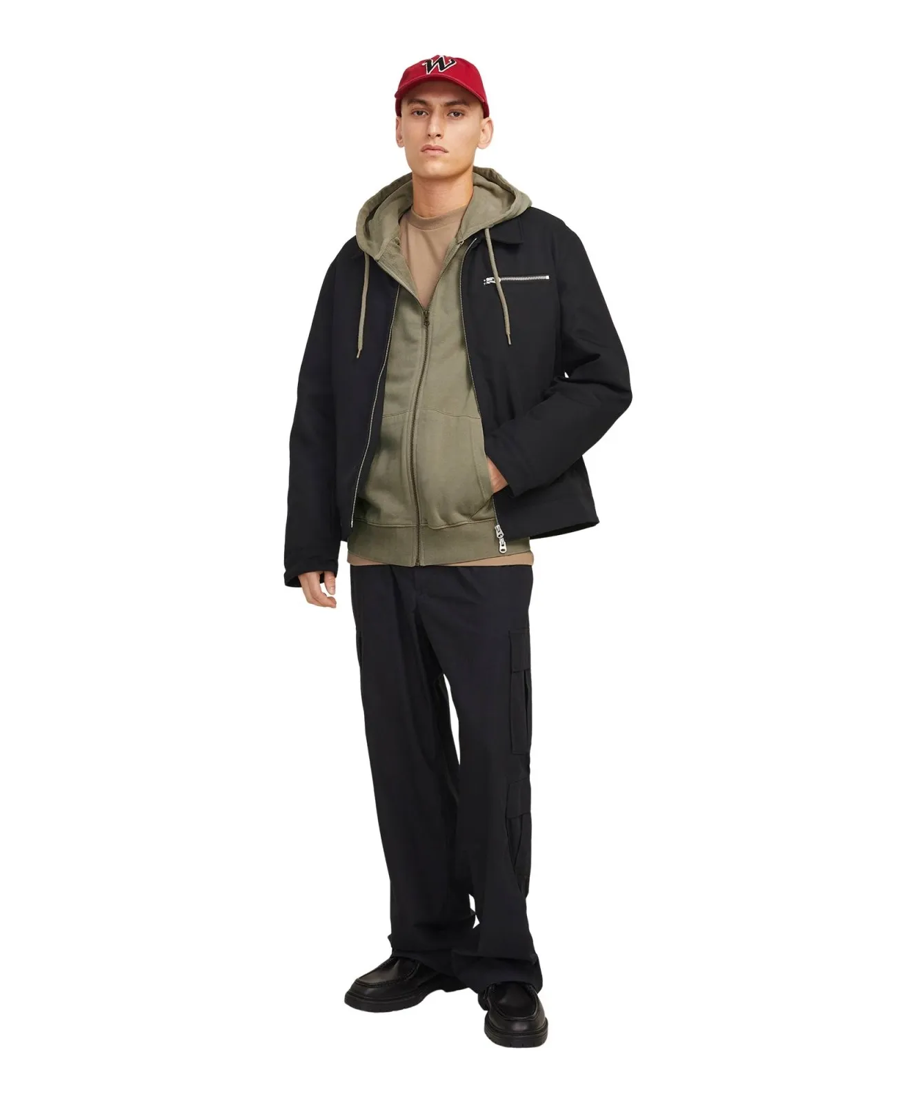 Herren Jacke Charge Faded von Jack & Jones in Silver Sage