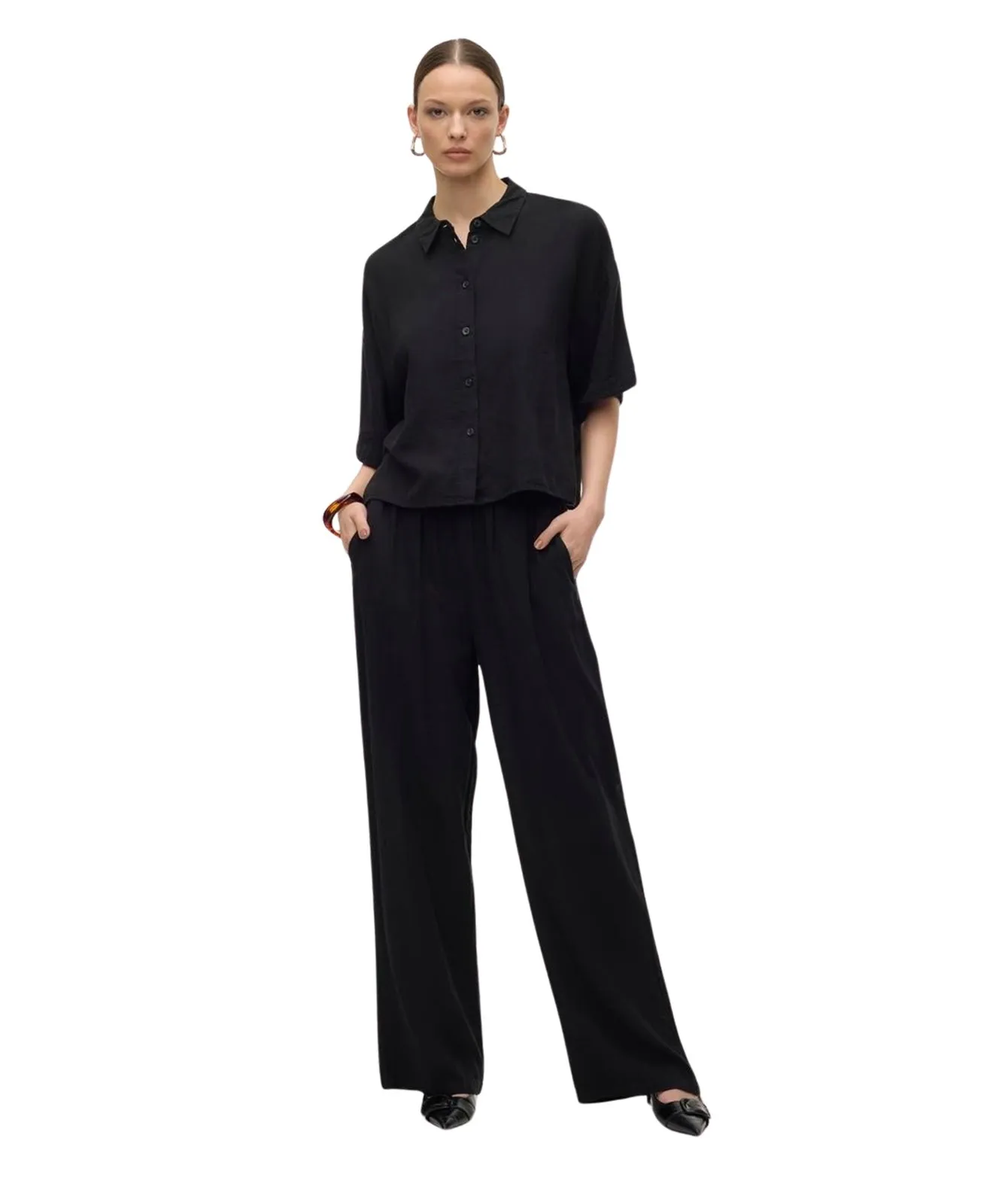 Damen Hose Linn von Vero Moda in Black