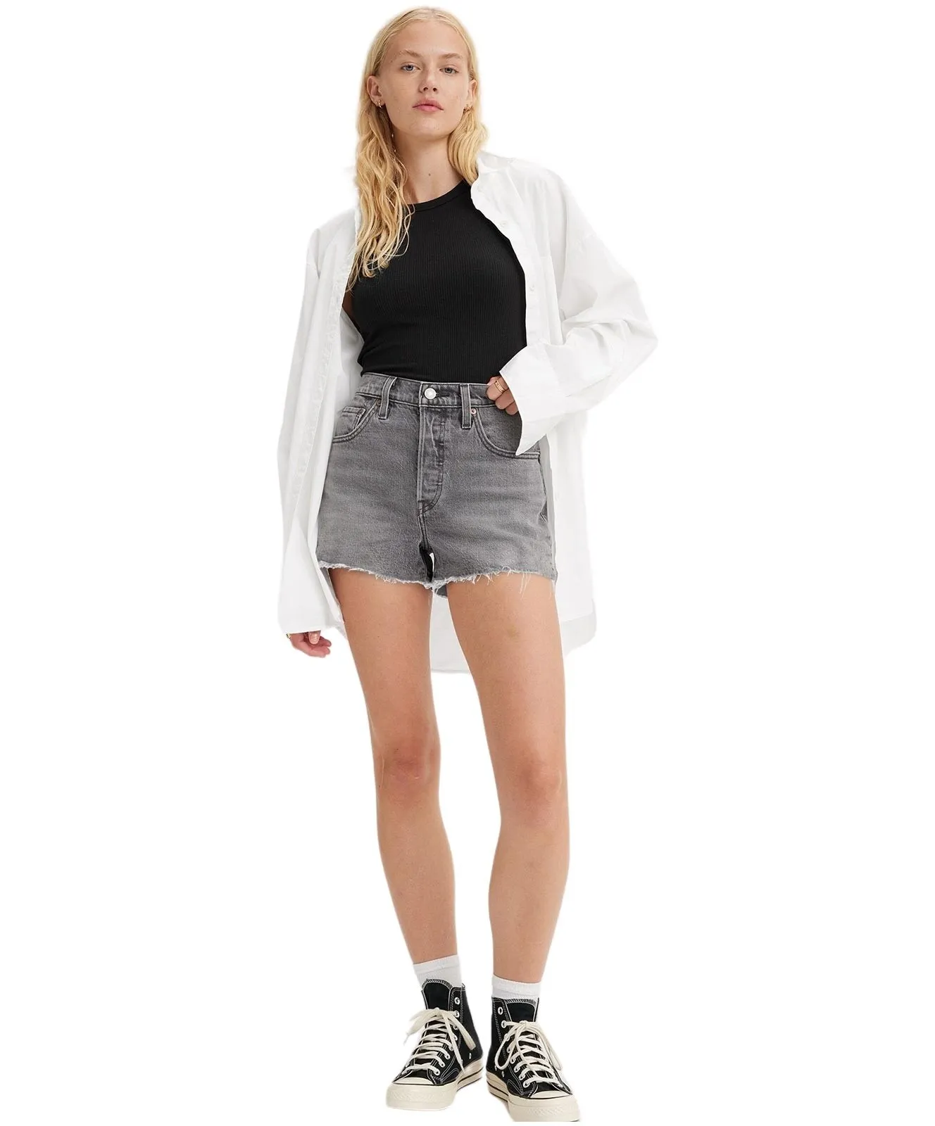 Damen Jeans 501 Original Short von Levis in Hit The Road