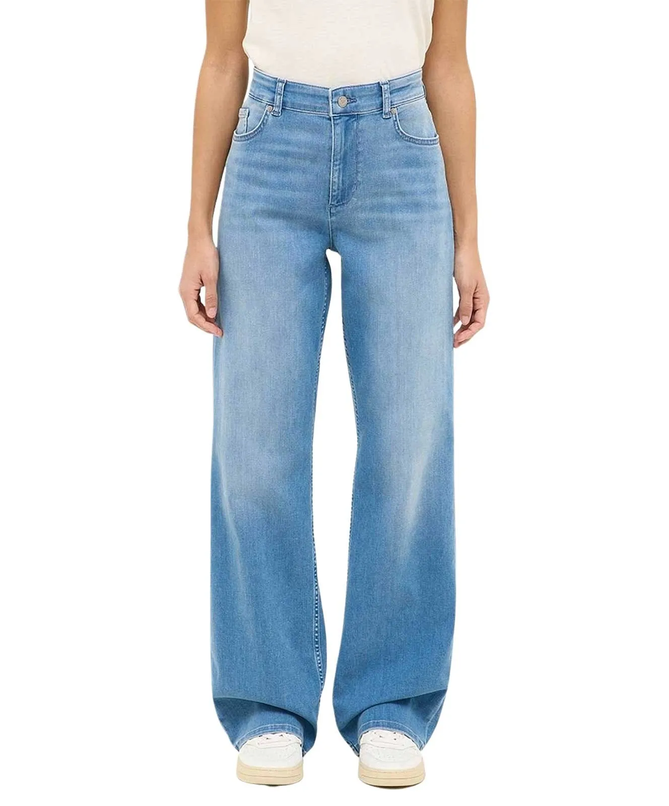 Damen Jeans Madison Wide von Mustang in Blue