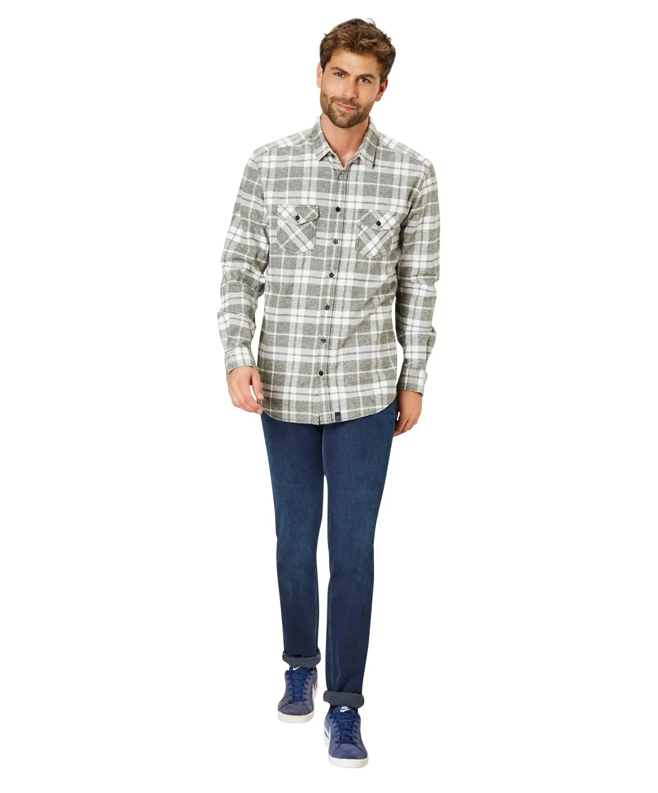Herren Jeans Ranger Pipe von Paddocks in Blue Black Moustache Used